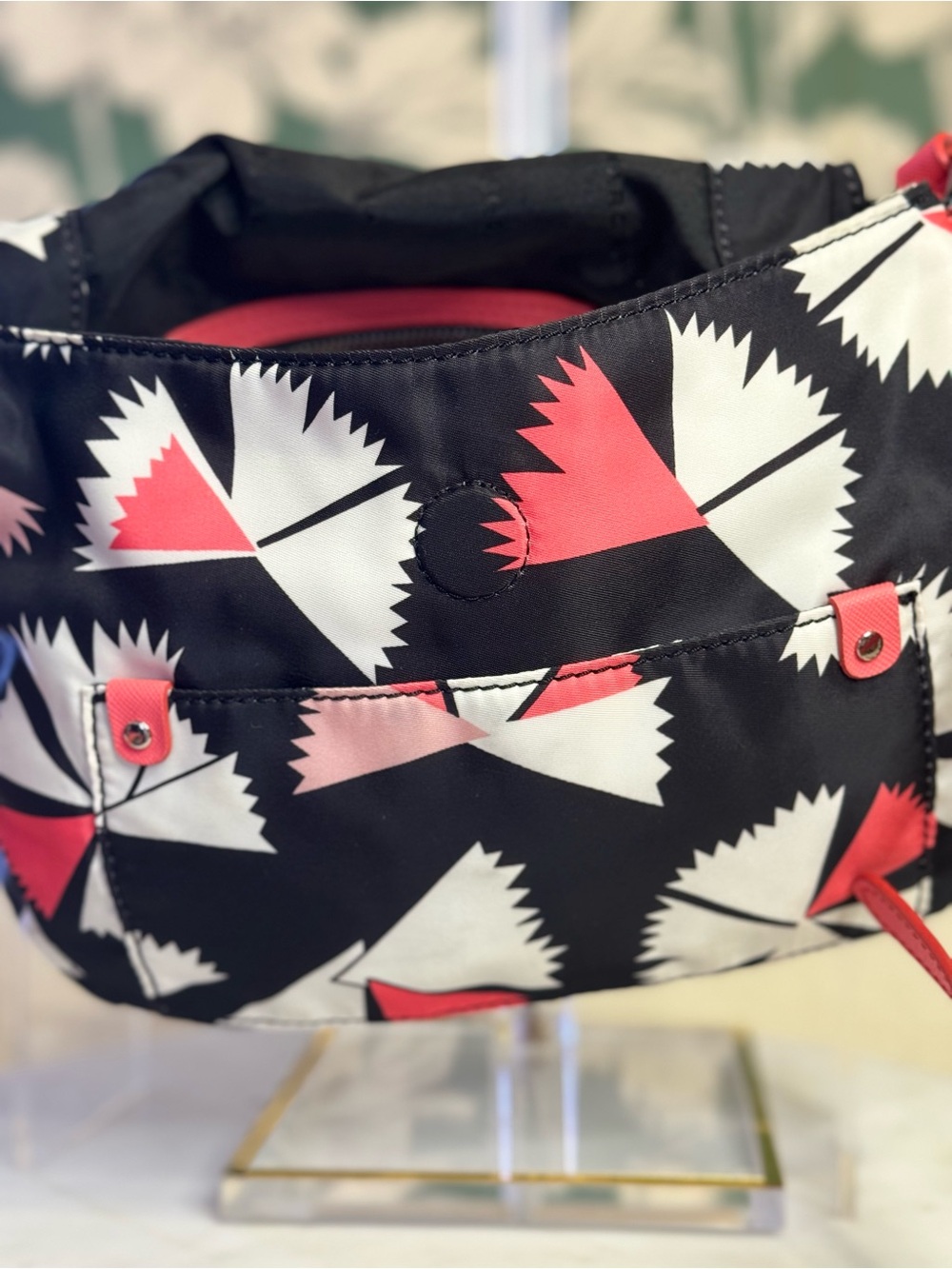 Marc By Marc Jacobs Black, Pink & White Geometric Crossbody - Picture 7 of 9